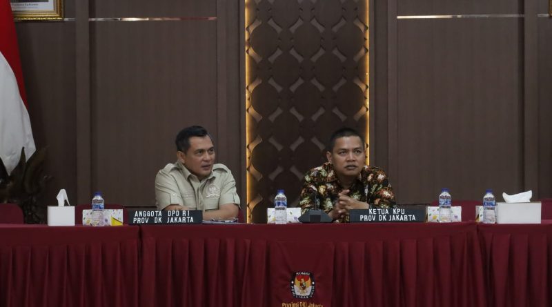 DPD RI Gelar Audiensi Bersama KPUD DKI Jakarta Bahas Evaluasi dan Persiapan Pemilu 2029