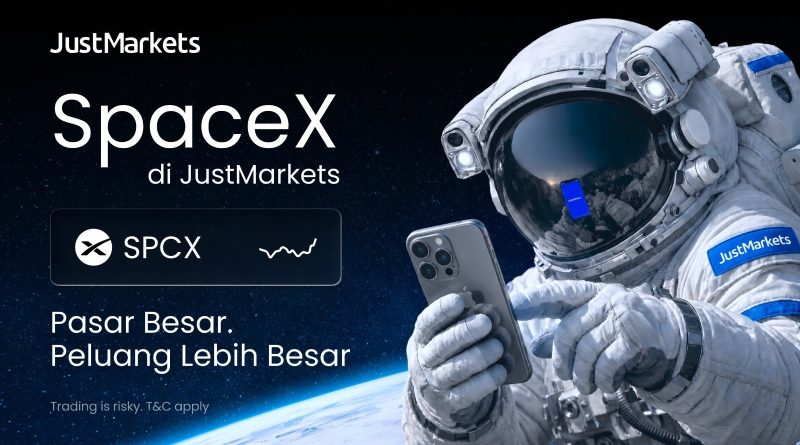 JustMarkets Hadirkan Trading Saham SpaceX, Buka Peluang Investasi di Sektor Antariksa Global
