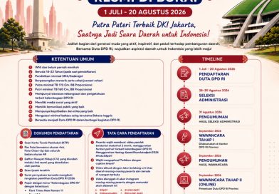 Bang Azran Ajak Putra-Putri Jakarta, Khususnya Generasi Muda Betawi, Daftar Duta DPD RI 2026