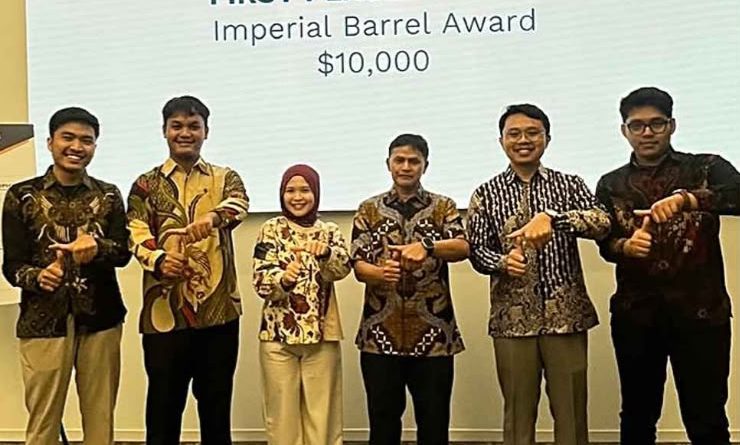 Kado HUT RI ke-81, Tim Teknik Geologi ITB Menangi Imperial Barrel Award 2026 di Houston